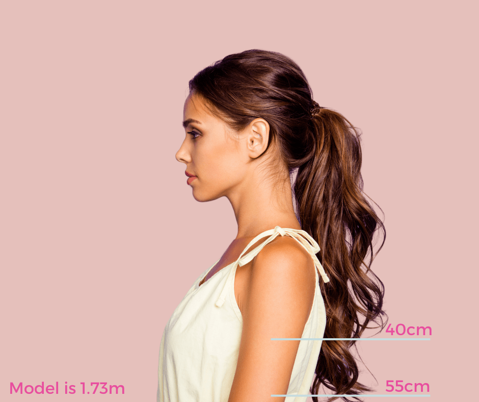 Ponytail hair extensions #2/1B mix