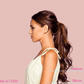 Ponytail hair extensions #8A/1B mix