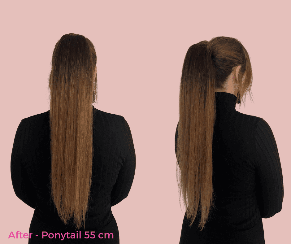 Ponytail hair extensions #2/1B mix