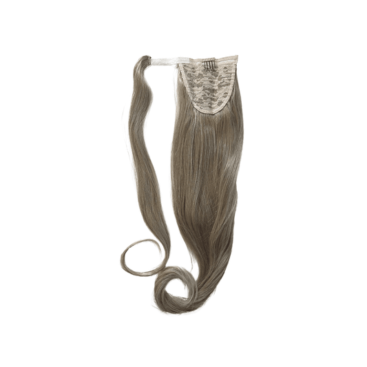 Ponytail hair extensions #18A/Zilver mix